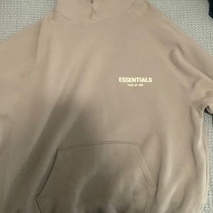 Essentials FOG tan hoodie